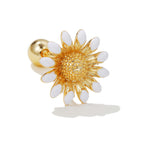 20G Sunflower Cartilage Stud Earrings