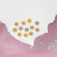20G Sunflower Cartilage Stud Earrings