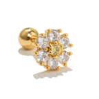 Surgical Steel Y2K Floral Cartilage Piercing Stud