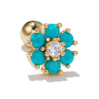 Surgical Steel Y2K Floral Cartilage Piercing Stud