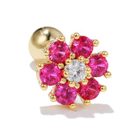 Surgical Steel Y2K Floral Cartilage Piercing Stud