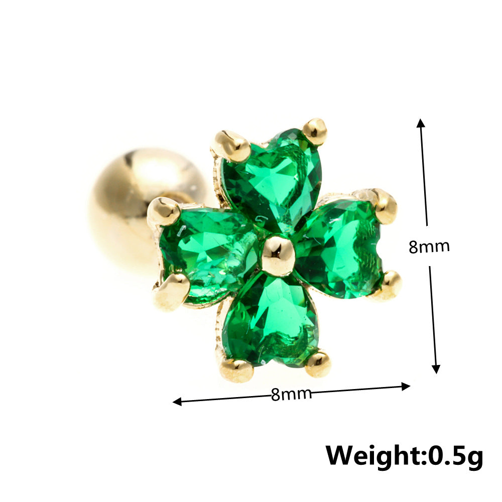 20G Sweet Cartilage Bow Stud Barbell Earrings