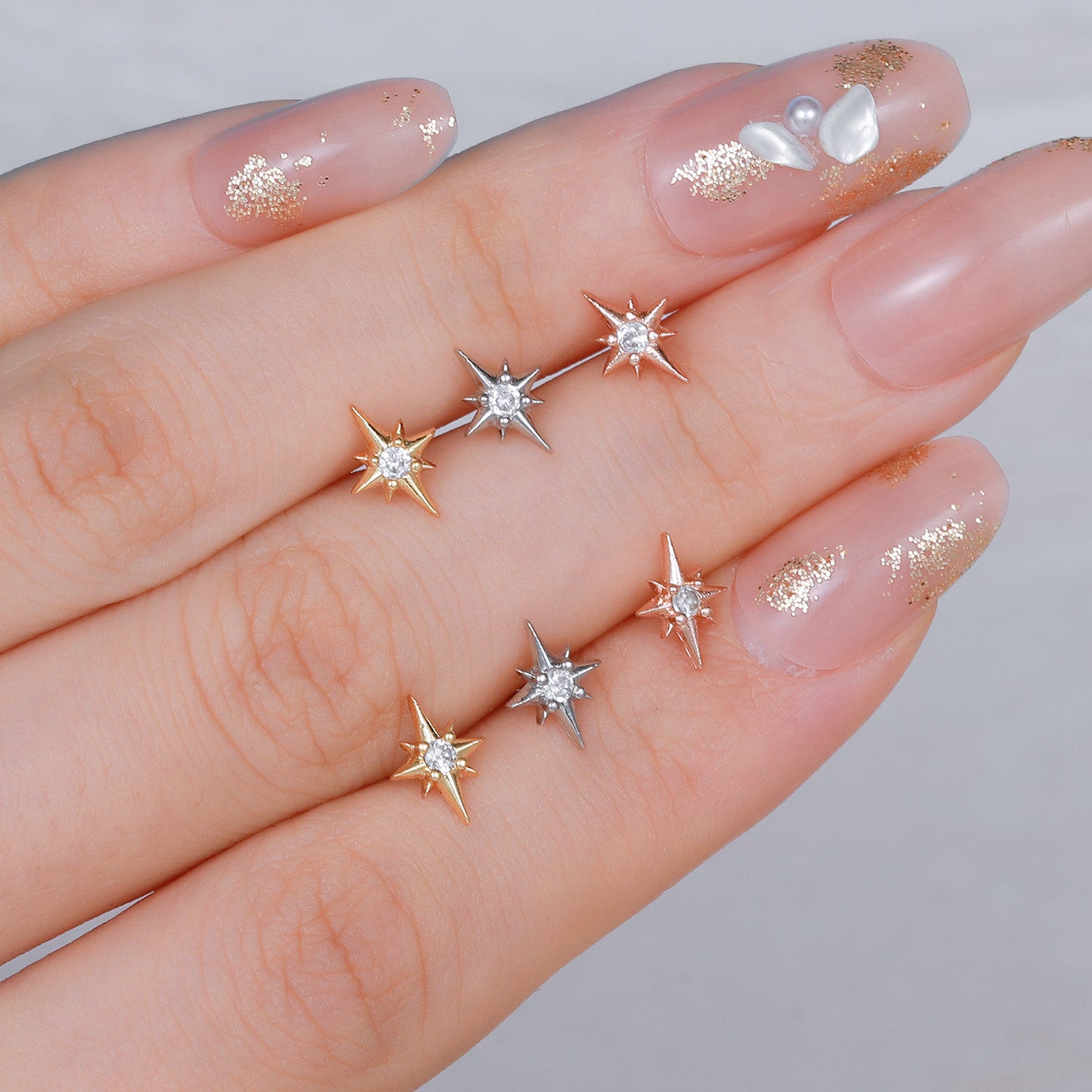 20G Star Cartilage Piercing Stud