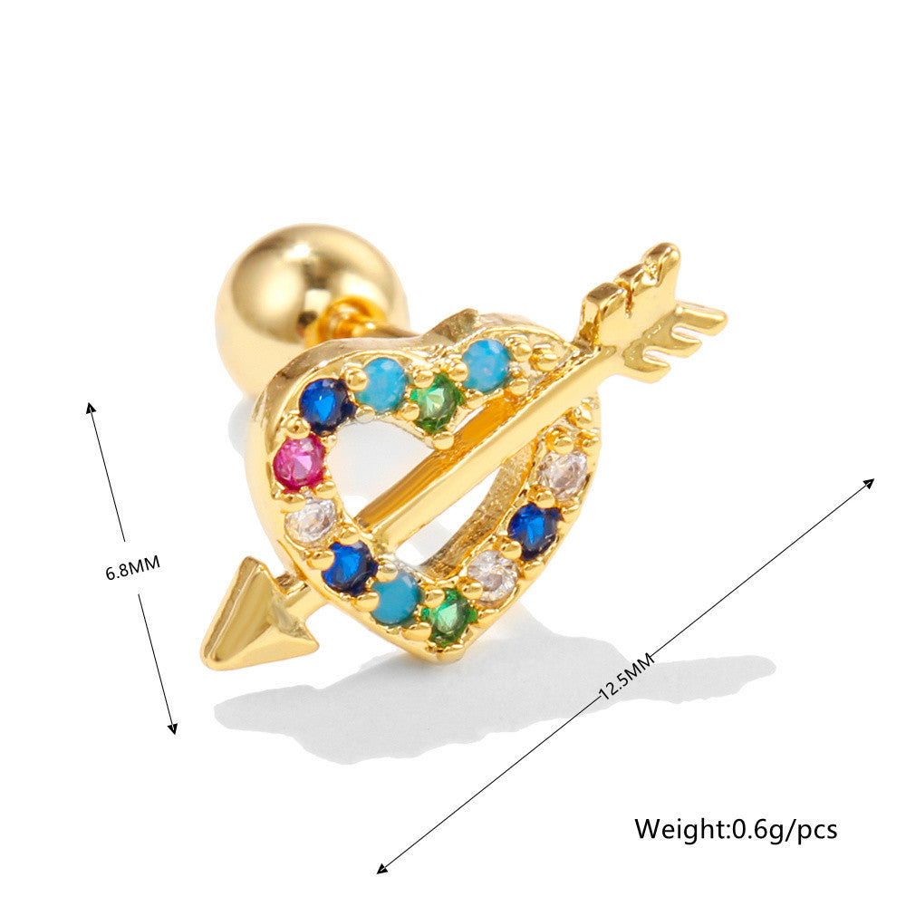 cartilage earrings, piercing jewelry, cartilage piercing, body jewelry, helix piercing, helix earrings, tragus piercing, flower earrings