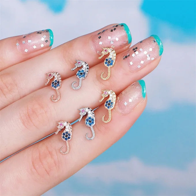 20G Seahorse Conch Helix Piercing Stud