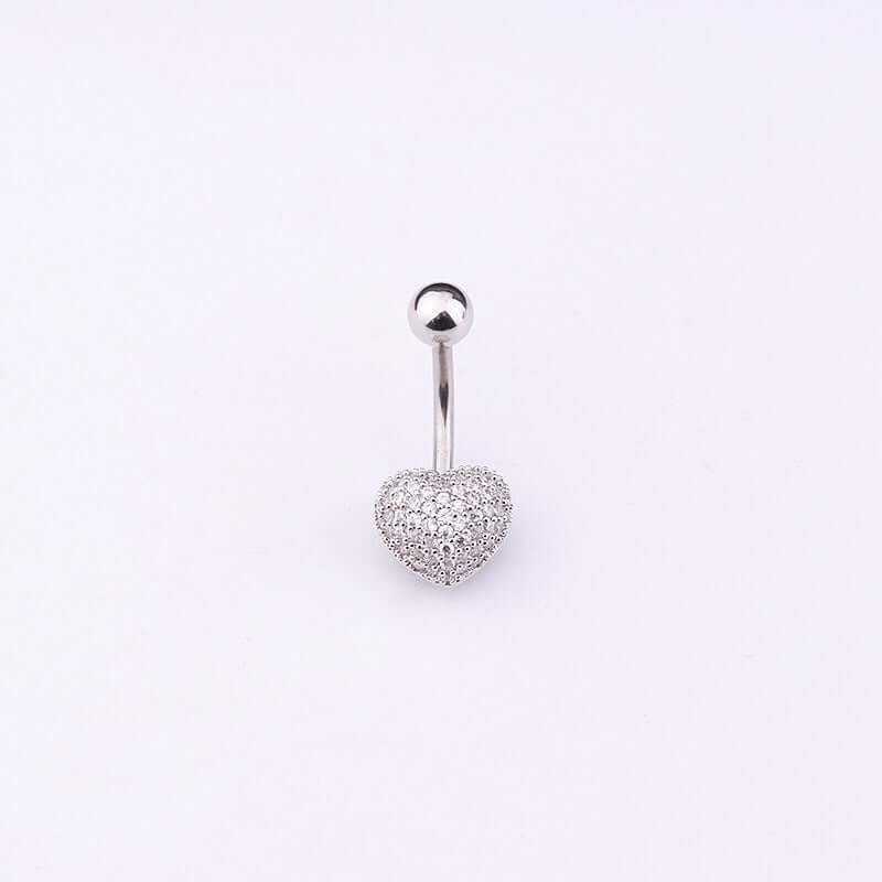 belly ring, belly piercing, belly button piercing, belly button rings, heart belly rings, silver belly ring