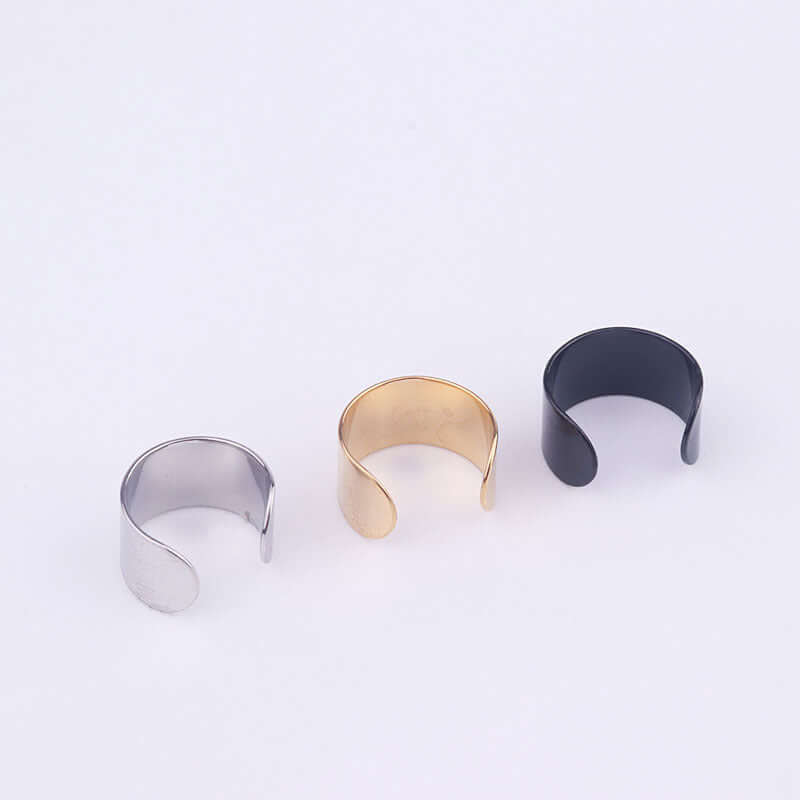 Surgical Steel Minimal C Shape Ear Clip Ear Cuff 