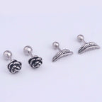 cartilage earrings, piercing jewelry, cartilage piercing, body jewelry, helix piercing, helix earrings, tragus piercing