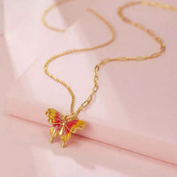 Elegant Butterfly Pendant Necklace