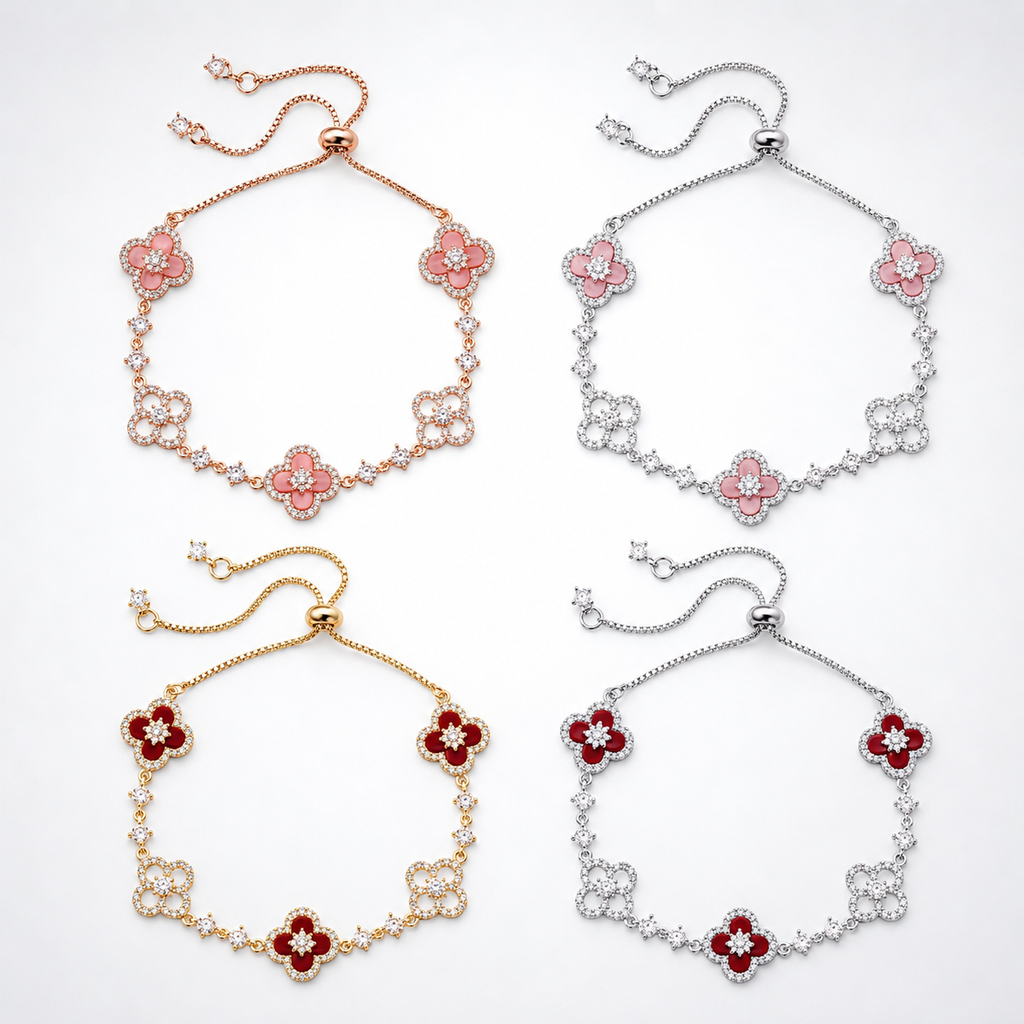 Four Leaf Clover Cleef Bracelet