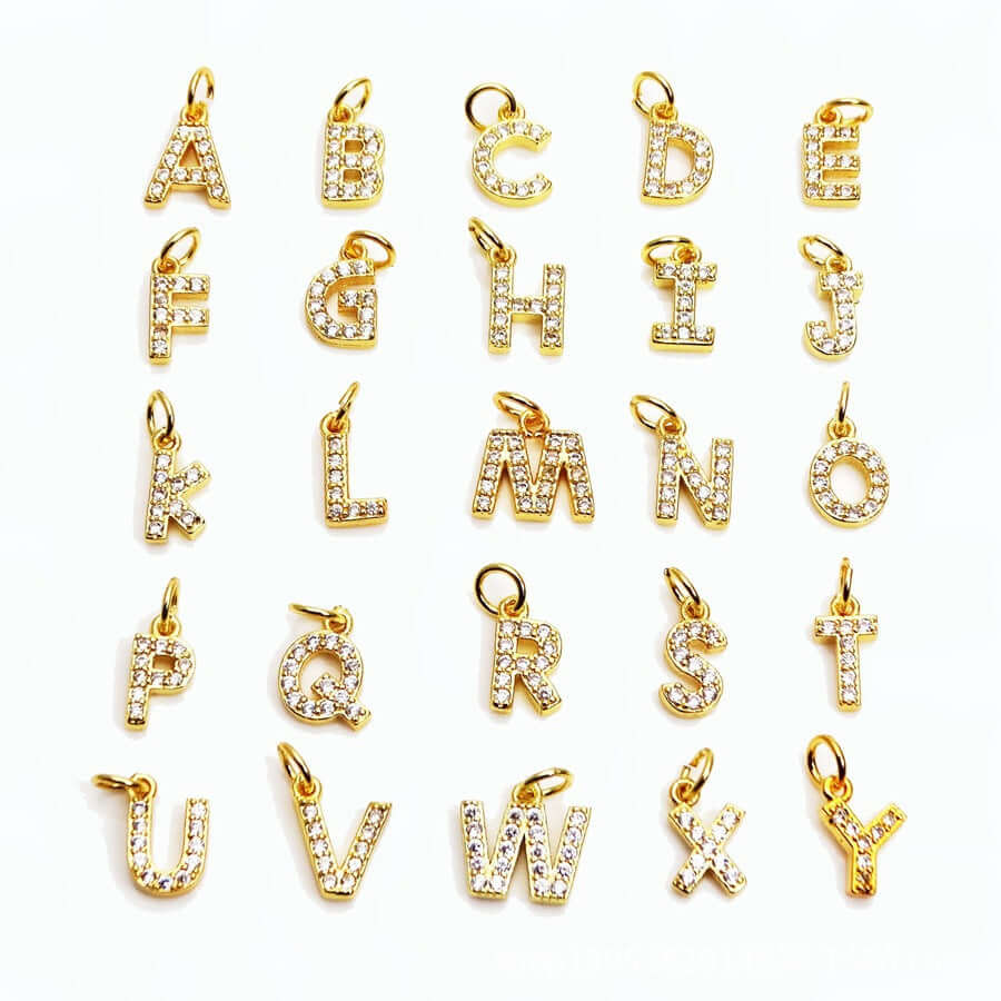 Gold Plated Alphabet Pendant