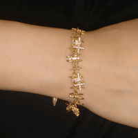 Braided Woven Dainty Bracelet Gold