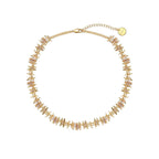 Gold Plated Braided Woven Necklace