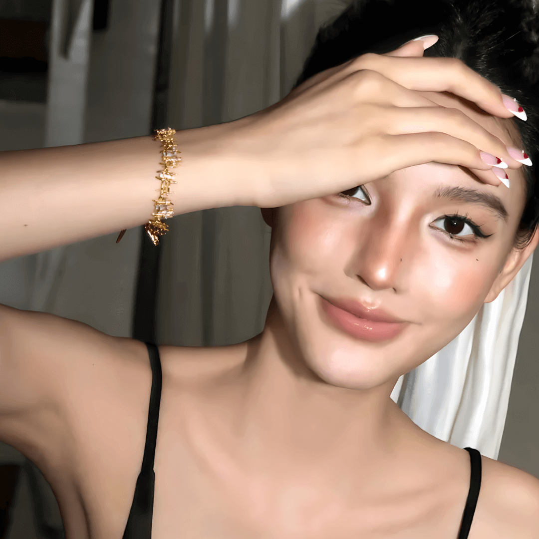 Braided Woven Dainty Bracelet Gold