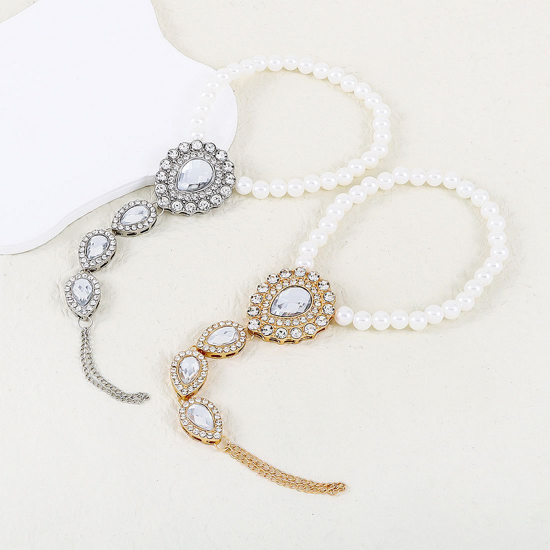 Gold Silver Bohemian Jewelry Pearl Anklet