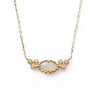 Gold Vermeil Opal Gemstone Necklace