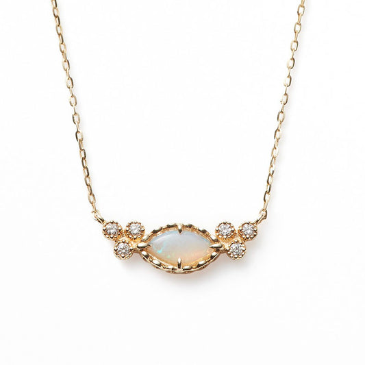 Gold Vermeil Opal Gemstone Necklace