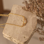 Gold Vermeil Opal Jewelry Necklace