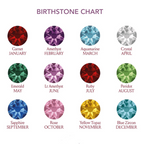 18K Gold Birthstone Beads Chain Bracelet