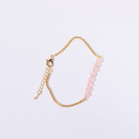 18K Gold Birthstone Beads Chain Bracelet