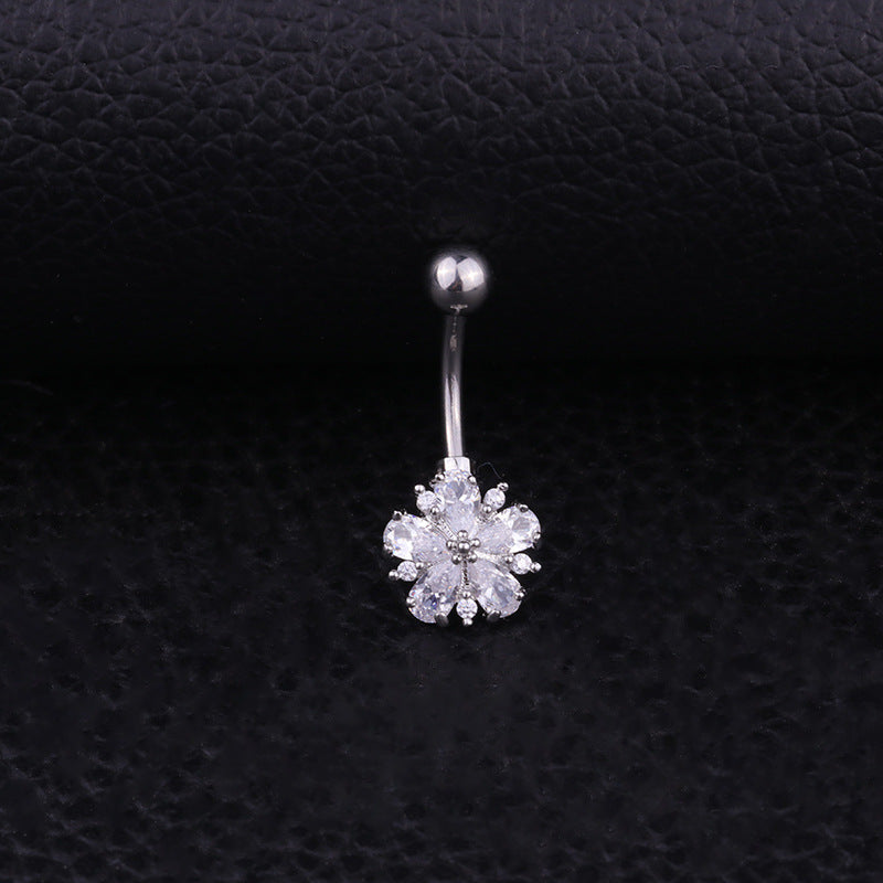 belly ring, belly piercing, belly button piercing, belly button rings, flower belly ring, piercing jewelry