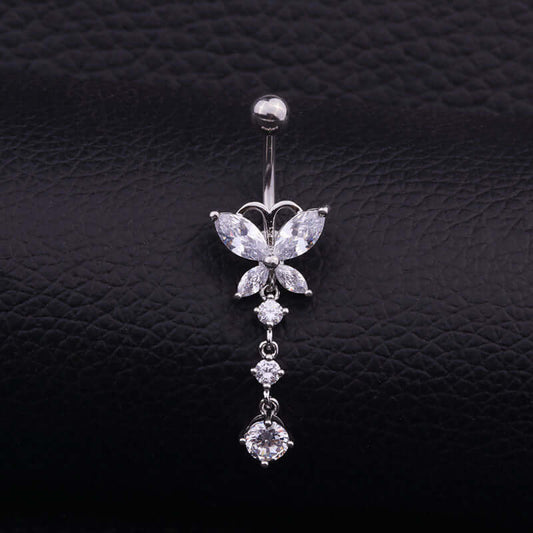 belly ring, belly piercing, belly button piercing, belly button rings, titanium belly rings, heart belly rings, butterfly belly ring