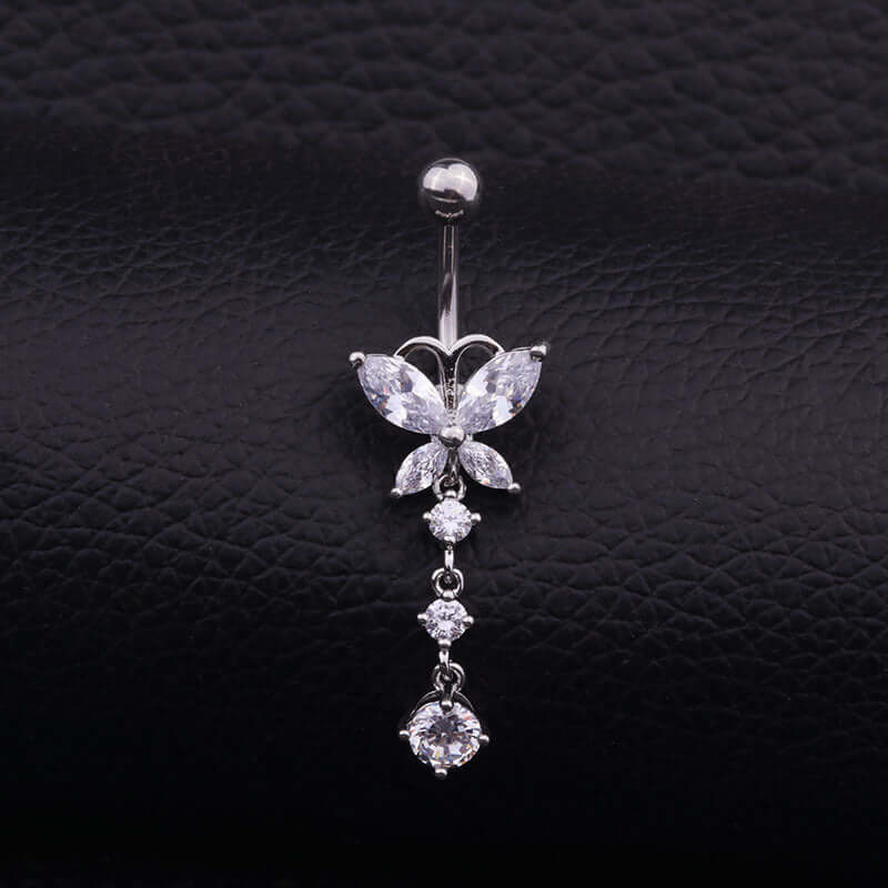 belly ring, belly piercing, belly button piercing, belly button rings, titanium belly rings, heart belly rings, butterfly belly ring