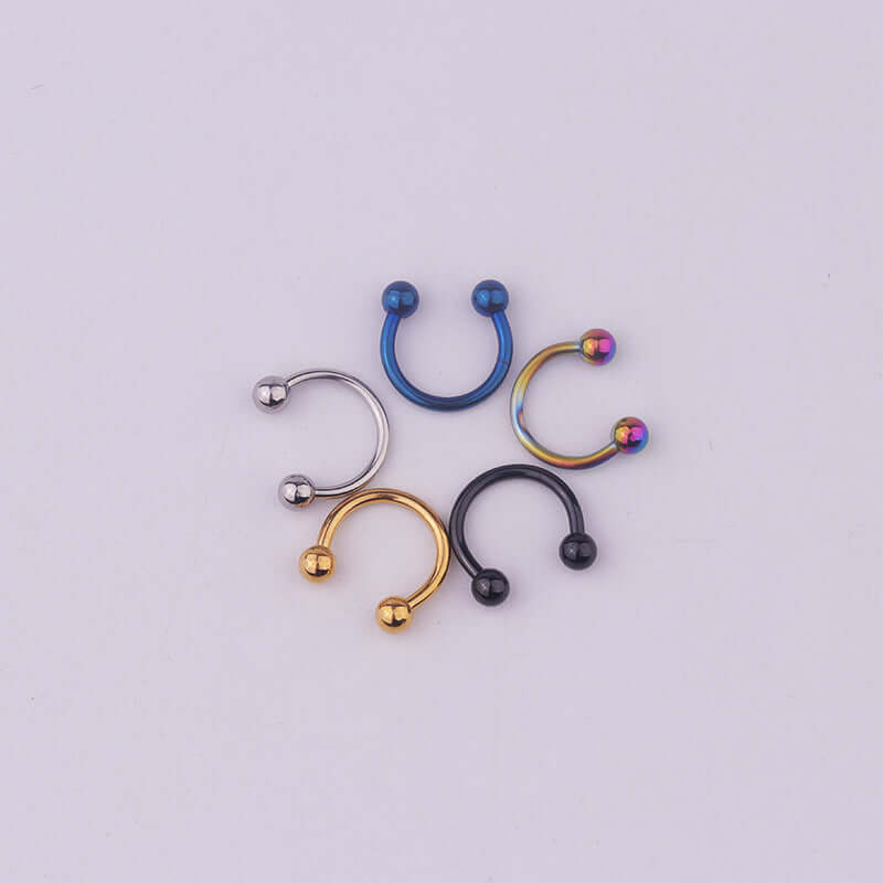 16G Dainty No Piercing Nose Cuff & Ear Cuff No Piercing Nose Ring