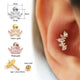 20G Marquise Tiny Cartilage Tragus Conch Stud