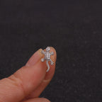 20G Cartilage Tiny Stud Earring Sunflower Earrings | HSPJ19110