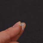 20G Cartilage Tiny Stud Earring Sunflower Earrings | HSPJ19110