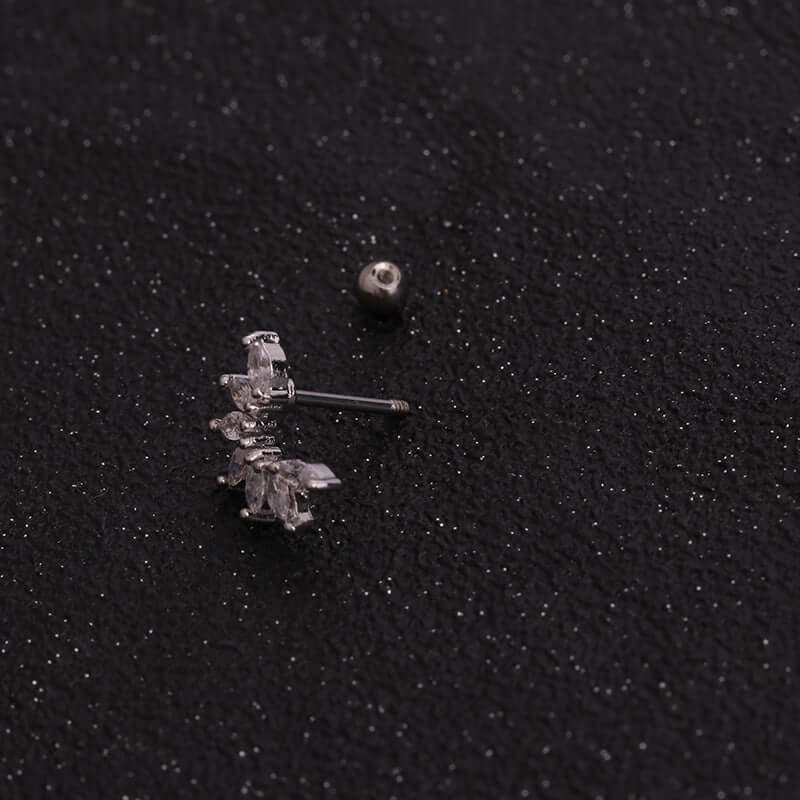20G Cartilage Leaf Stud Helix Earrings | HSPJ19111