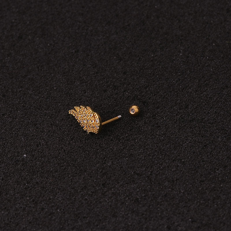 cartilage earrings, piercing jewelry, cartilage piercing, body jewelry, helix piercing, helix earrings, tragus piercing, flower earrings, cute earrings