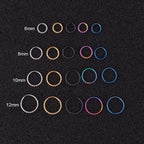 16G Surgical Steel Cartilage Huggie Colorful Hoop | HSPJ19120