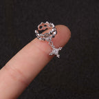 18K Gold Plated No Piercing Ear Cuff Diamond Ear Cuff