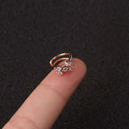 18K Gold Plated No Piercing Ear Cuff Diamond Ear Cuff | HSPJ19123