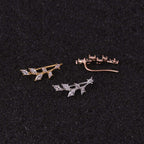 16G Cartilage Linear Flower Ear Clip Ear Cuff | HSPJ19124