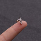 16G Cartilage Butterfly Helix Conch Stud Earrings