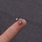 16G Cartilage Moon Star Helix Conch Stud Earrings