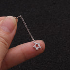 20G Starfish Second Hole Dangle Stud Piercings