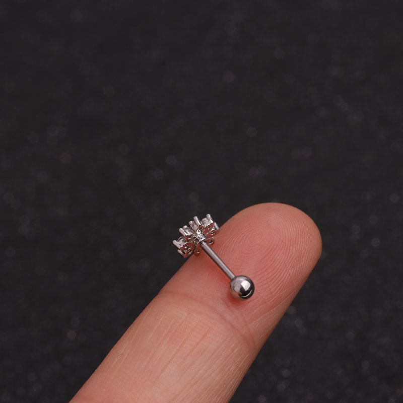20G Cartilage Tiny Moon Star Tragus Stud | HSPJ1927