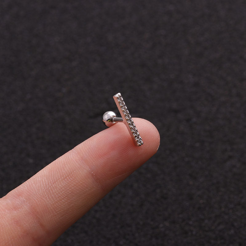 16G Upper Lobe Tiny Bar Conch Stud