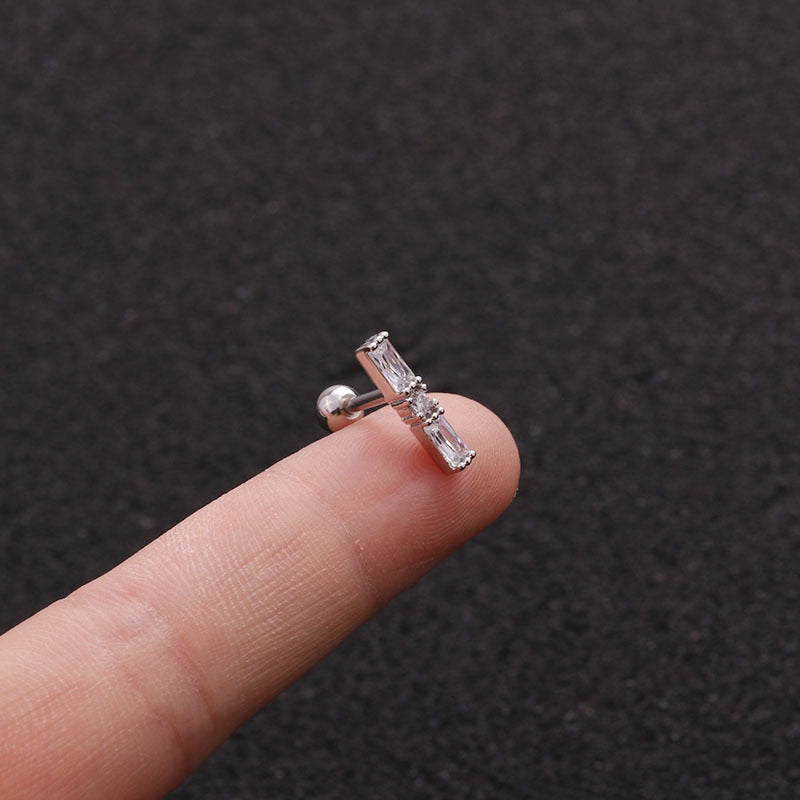 16G Upper Lobe Tiny Bar Conch Stud