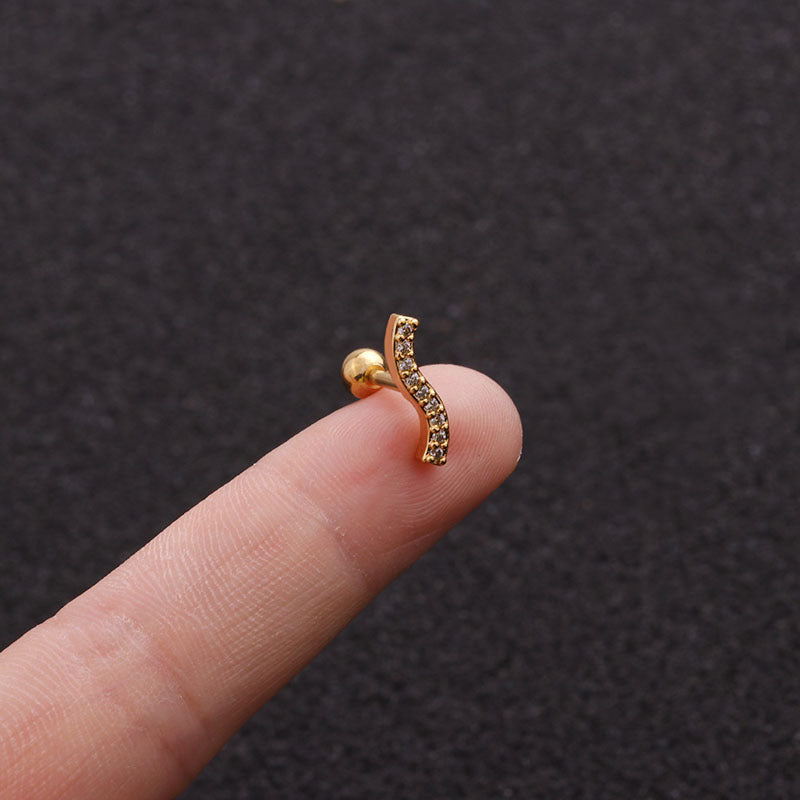 16G Upper Lobe Tiny Bar Conch Stud