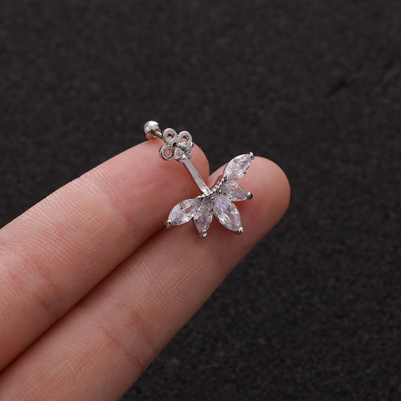 20G Cartilage Front Back Earring