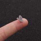 20G Cross Star Helix Earrings Stud | HSPJ1934