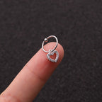 20G Surgical Cartilage Hoop Earrings, Dangle Hoop Earrings | HSPJ1936