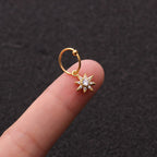 20G Surgical Cartilage Hoop Earrings, Dangle Hoop Earrings | HSPJ1936