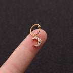 20G Surgical Cartilage Hoop Earrings, Dangle Hoop Earrings | HSPJ1936