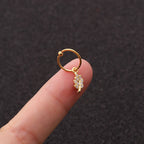 20G Surgical Cartilage Hoop Earrings, Dangle Hoop Earrings | HSPJ1936